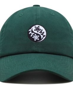 Blume Ying Yang Premium Vaterhut Gestickte Baumwoll Baseballkappe Symbol blume ying yang premium vaterhut gestickte baumwoll baseballkappe symbol 1544