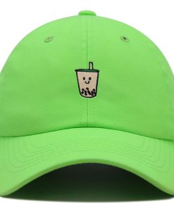 boba tee premium vaterhut gestickte baseballkappe perle 1223