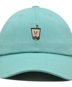 boba tee premium vaterhut gestickte baseballkappe perle 4864