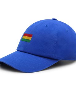 bolivien flagge premium vaterhut gestickte baumwoll baseballkappe länderflaggen serie 5610