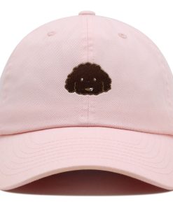 brauner pudel premium vaterhut gestickte baseballkappe hund welpe 1735