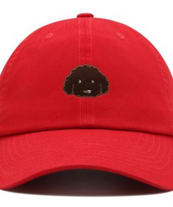 brauner pudel premium vaterhut gestickte baseballkappe hund welpe 2430