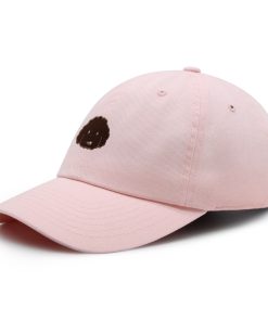 brauner pudel premium vaterhut gestickte baseballkappe hund welpe 5011