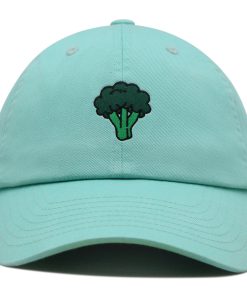 brokkoli premium vaterhut gestickte baseballkappe feinschmecker 6078