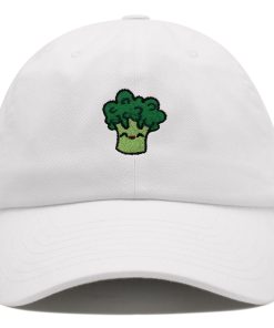 brokkoli premium vaterhut gestickte baseballkappe veganer gemüse 6743
