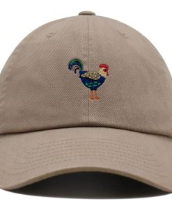 Bunter Huhn Premium Vaterhut Gestickte Baumwoll Baseballkappe Pollo bunter huhn premium vaterhut gestickte baumwoll baseballkappe pollo 3093