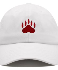 bären premium vaterhut gestickte baseballkappe nasdaq symbol aktien 2577