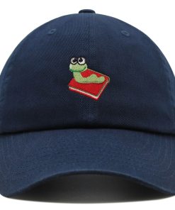 bücherwurm premium vaterhut gestickte baseballkappe käfer lustig 5589