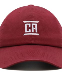 ca premium vaterhut gestickte baseballkappe kalifornien westküste 6990