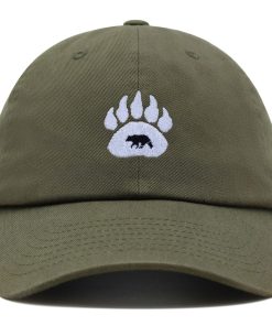 cali bär premium vaterhut gestickte baumwoll baseballkappe logo 8059