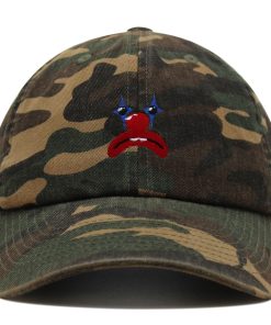 Clownsgesicht Premium Vaterhut Gestickte Baseballkappe Zirkus Traurig clownsgesicht premium vaterhut gestickte baseballkappe zirkus traurig 5050