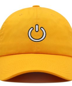 Ein/Aus Schalter Premium Vaterhut Gestickte Baumwoll Baseballkappe Strom einaus schalter premium vaterhut gestickte baumwoll baseballkappe strom 8711