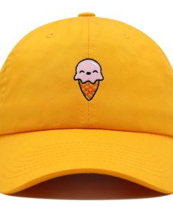 eiscreme premium vaterhut gestickte baseballkappe sommer 4454