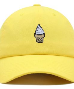 Eiscreme Waffel Premium Vaterhut Gestickte Baseballkappe Feinschmecker eiscreme waffel premium vaterhut gestickte baseballkappe feinschmecker 3832