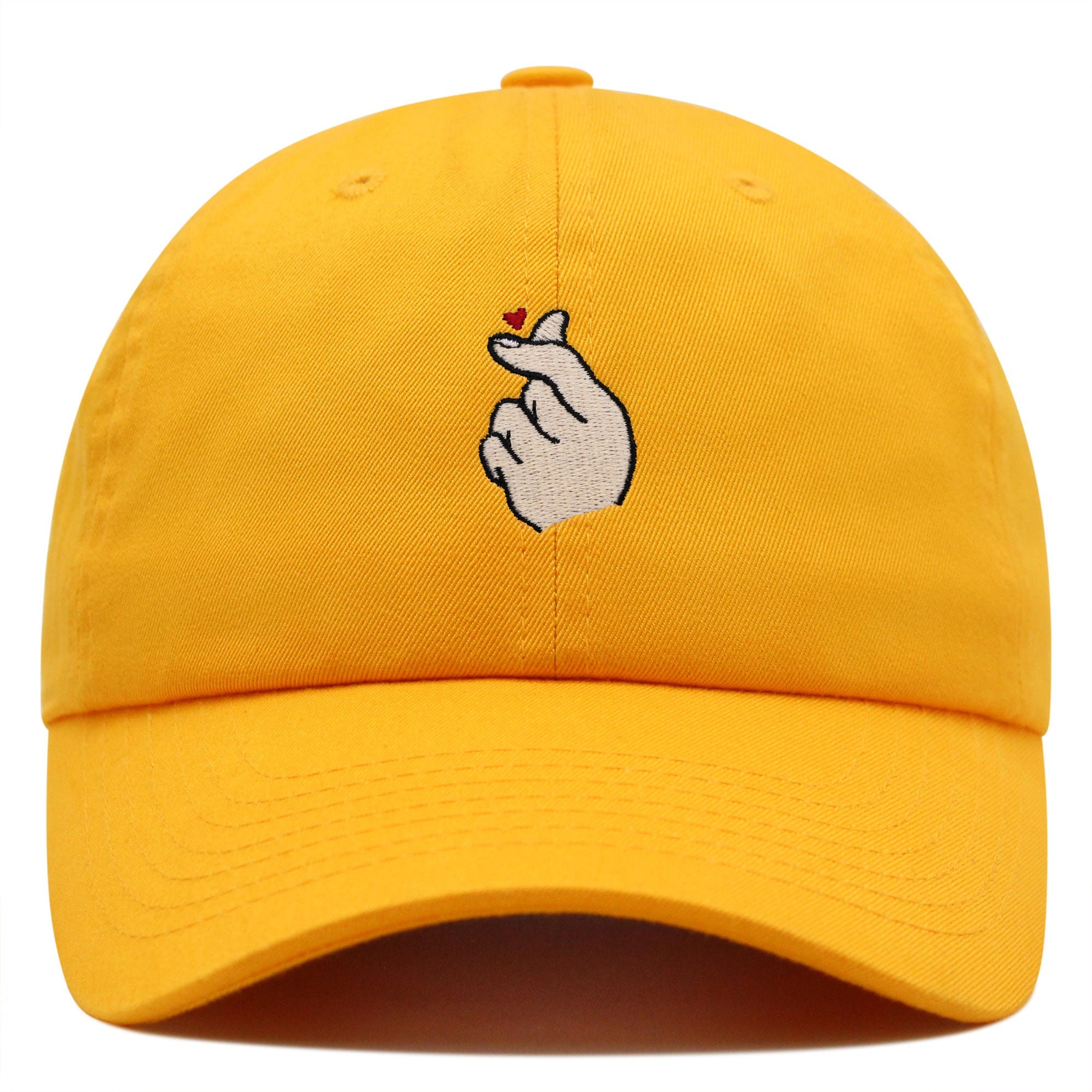 finger herz premium vaterhut gestickte baseballkappe koreanischer kpop 2993