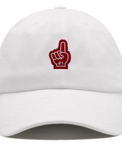 finger premium vaterhut gestickte baseballkappe fan sportspiel 2590