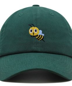 fliegende biene premium vaterhut gestickte baumwoll baseballkappe niedlich biene 2197
