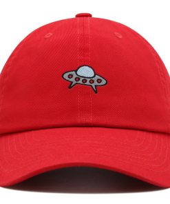 Fliegende Untertasse UFO Premium Vaterhut Gestickte Baseballkappe Raum Alien fliegende untertasse ufo premium vaterhut gestickte baseballkappe raum alien 1320