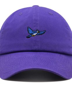 fliegender blauhäher premium vaterhut gestickte baumwoll baseballkappe kanada 1219