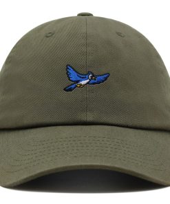 fliegender blauhäher premium vaterhut gestickte baumwoll baseballkappe kanada 5930