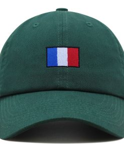 frankreich flagge premium vaterhut gestickte baumwoll baseballkappe fußball 2732