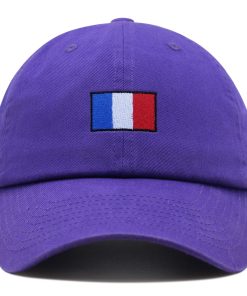 frankreich flagge premium vaterhut gestickte baumwoll baseballkappe fußball 3977