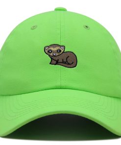 Frettchen Premium Vaterhut Gestickte Baumwoll Baseballkappe frettchen premium vaterhut gestickte baumwoll baseballkappe 4697