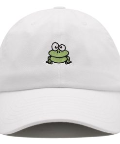 Frosch Premium Vaterhut Gestickte Baseballkappe Grün frosch premium vaterhut gestickte baseballkappe grün 5237