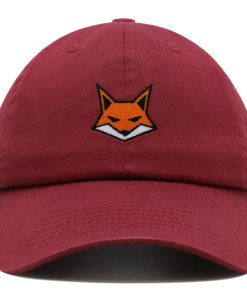 fuchs gesicht premium vaterhut gestickte baseballkappe wilder tier 1769