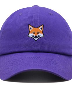 Fuchs Gesicht Premium Vaterhut Gestickte Baumwoll Baseballkappe Fuchs fuchs gesicht premium vaterhut gestickte baumwoll baseballkappe fuchs 1818