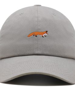 fuchs premium vaterhut gestickte baumwoll baseballkappe 3856