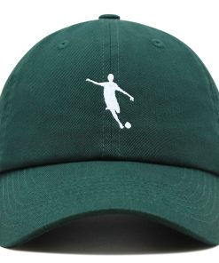 Fußballspieler Premium Vaterhut Gestickte Baumwoll Baseballkappe Schuss fußballspieler premium vaterhut gestickte baumwoll baseballkappe schuss 4948