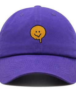 geschmolzenes lächeln premium vaterhut gestickte baseballkappe trauriges gesicht 2344