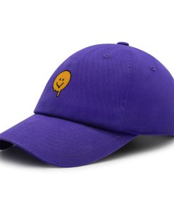 geschmolzenes lächeln premium vaterhut gestickte baseballkappe trauriges gesicht 8139