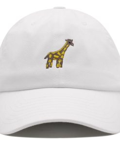 giraffe premium vaterhut gestickte baumwoll baseballkappe 4629