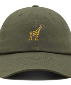 giraffe premium vaterhut gestickte baumwoll baseballkappe 8243