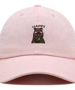 Glücklicher Quokka Premium Vaterhut Gestickte Baseballkappe Niedliches Tier glücklicher quokka premium vaterhut gestickte baseballkappe niedliches tier 5756