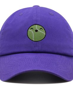 glücklicher tennisball premium vaterhut gestickte baseballkappe sport sharapova 5386