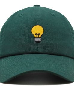 Glühbirne Premium Vaterhut Gestickte Baumwoll Baseballkappe Lustige Idee glühbirne premium vaterhut gestickte baumwoll baseballkappe lustige idee 2799