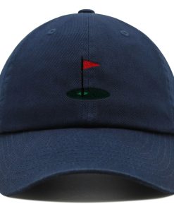 golf cup premium vaterhut gestickte baseballkappe golfball loch fahnenstock 1112