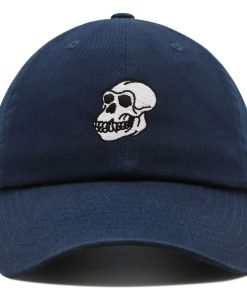 gorilla totenkopf premium vaterhut gestickte baseballkappe skelett 7189