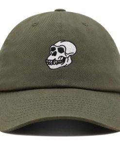 gorilla totenkopf premium vaterhut gestickte baseballkappe skelett 8266