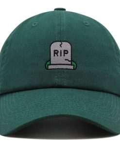 grabstein premium vaterhut gestickte baseballkappe rip 3253