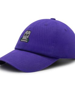 grabstein premium vaterhut gestickte baseballkappe rip 7741