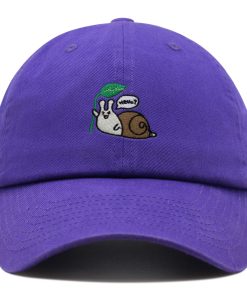 hallo schnecke premium vaterhut gestickte baseballkappe niedlicher charakter 4897