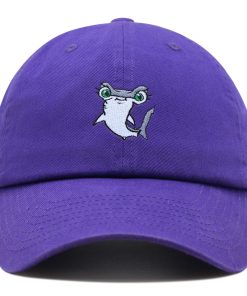 hammerhai premium vaterhut gestickte baseballkappe niedlicher fisch 7724