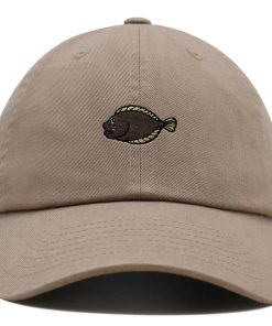 heilbutt premium vaterhut gestickte baumwoll baseballkappe flunder angeln 1878