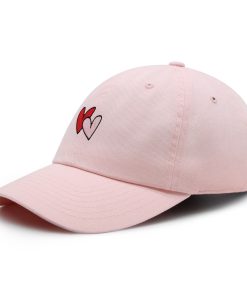 herz premium vaterhut gestickte baseballkappe niedlich 1676