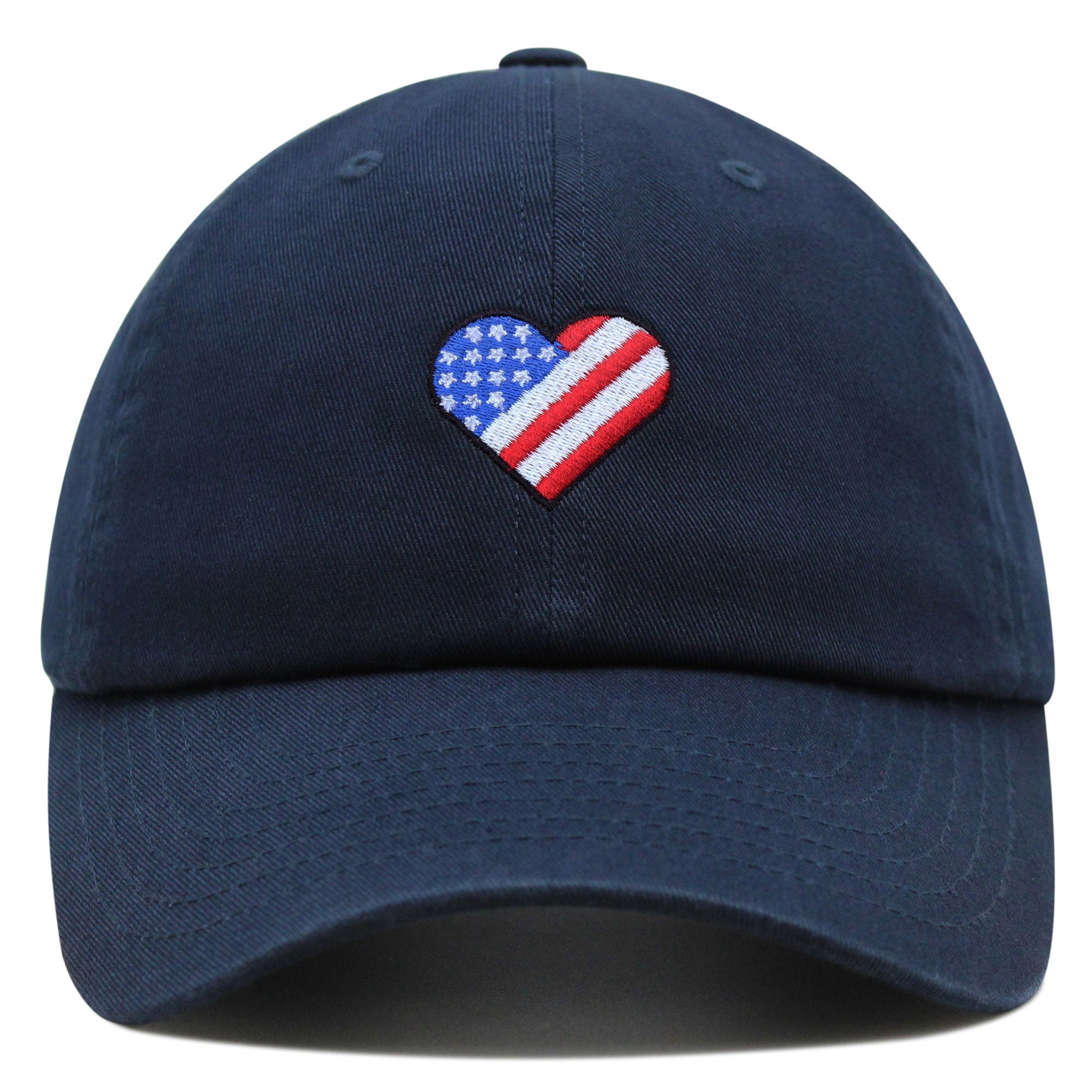 Herz US Flagge Premium Vaterhut Gestickte Baumwoll Baseballkappe Liebe USA herz us flagge premium vaterhut gestickte baumwoll baseballkappe liebe usa 6170