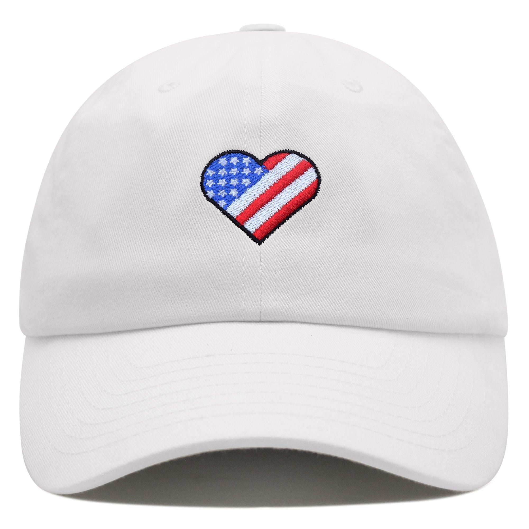 Herz US Flagge Premium Vaterhut Gestickte Baumwoll Baseballkappe Liebe USA herz us flagge premium vaterhut gestickte baumwoll baseballkappe liebe usa 8411